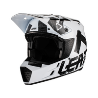 Leatt 2022 Moto 3.5 V22 Motorcycle Helmet - White