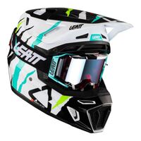 Leatt 2023 Moto 8.5 Carbon V23 Helmet Kit - Tigar