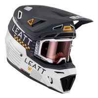 Leatt 2023 Moto 8.5 Carbon V23 Helmet Kit - Metallic