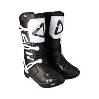 Leatt 2023 Youth 3.5 Motorcycle Boots - Black/White 