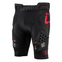 Leatt 3DF 5.0 Impact Motorcycle Shorts - Black