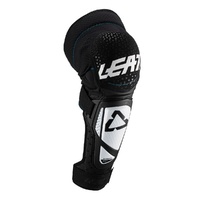 New Leatt  3DF Hybrid Ext Junior Knee & Shin Guard - White/Black