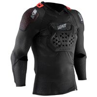 Leatt AirFlex Stealth Motorcycle Body Protector X-Small - Black