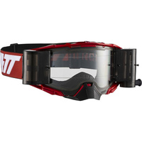 Leatt Velocity 6.5 Roll-Off MX Goggles - Red/White/Clear