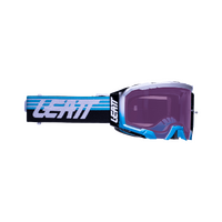 Leatt 2022 Velocity 5.5 Iriz Motorcycle Goggles - Aqua/Purple 78% Lens