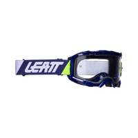 Leatt 2022 Velocity 4.5 Motorcycle Goggles - Blue Clear Lens 83%