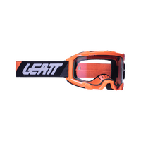 Leatt 2022 Velocity 4.5 Motorcycle Goggles - Neon Orange/Clear 83%