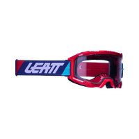 Leatt 2022 Velocity 4.5 Motorcycle Goggles - Red/Clear Lens 83%