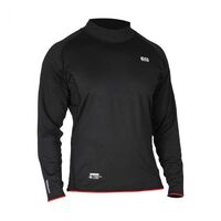 Oxford Warm Dry Thermal Layer High Neck Motorcycle Top - Black