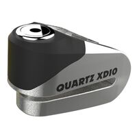 Oxford Quartz Xd10 Brushed Stainless Motorcycle Bike Security Disc Lock