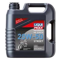 Liqui Moly 20W50 Synthetic H.D. Street Race MotorBike Oil 3817 - 4L 