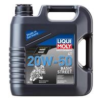 Liqui Moly 20W50 Mineral Street 20729 MotorBike Oil - 4L