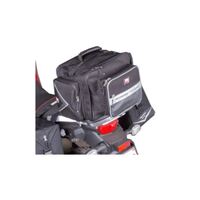 Motodry Platinum (Cruiser/Tail) Motorcycle Rear Bag Black - 23L 