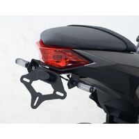 R&G Racing License Plate Holder Black Kawasaki Ninja 300/250 2013-18