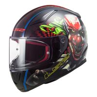 LS2 FF353 Rapid Happy Dreams Helmet -  Black/Red/Green