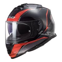 LS2 FF800 Storm Classy Motorcycle Helmet - Black/Red