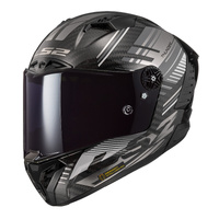LS2 FF805 Thunder Carbon Helmet - Volt Black / Grey