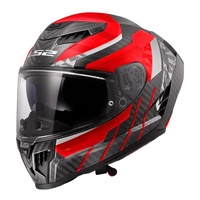LS2 FF807 Dragon Trax Helmet - Black/Carbon 