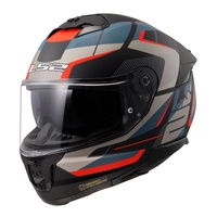 LS2 FF808 Stream II Road Helmet - Matte Black / Blue