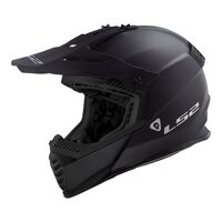 LS2 MX437 Fast Evo Motorcycle Helmet - Matte Black