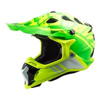 LS2 MX700 Subverter Evo Gammax Helmet - Green/Hi-Vis Yellow