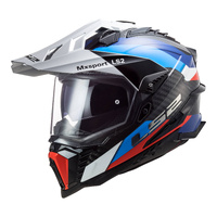 LS2 MX701 Explorer Alter Helmet - Matte Black/Hi-Vis Yellow