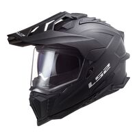 LS2 MX701 Explorer Motorcycle Helmet - Matte Black