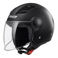 LS2 OF562 Airflow-L Motorcycle Helmet - Matte Black