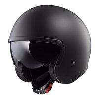 LS2 OF599 Spitfire Motorcycle Helmet - Matte Black