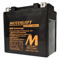 Motobatt MBYZ16Hd Motorcycle 12V Battery