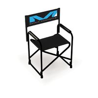 Matrix Pit Design Motorcycle Folds Up Chair - Black