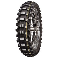 Mitas C18 Enduro Medium Soft Dot Yellow Stripe Motocross Tyre Rear - 120/90-18 65R TT