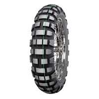 Mitas Ece R75 E12 Desert Racing Green Stripe Tyre Rear 140/80-18 70R TT Rally