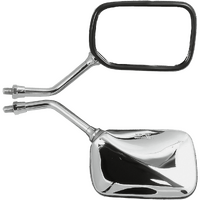 MCS Motorcycle Mirror Chrome Rec Unit