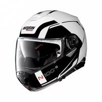 Nolan N-1005 Consistency 19 Motorcycle Helmet - White/Black