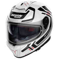 Nolan N80-8 Ally N-Com  Helmet - White/Black