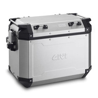 Givi Motorcycle Trekker 48 Litre Outback Right Side- Cases - Silver