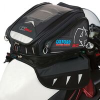 Oxford X30 Motorcycle Strap-On Tank Bag - Black