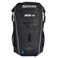 Oxford Aqua B-25 Waterproof Backpack 25L - Black/Grey