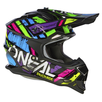 O'Neal 2023 2 SRS Glitch V.23 Motorcycl Helmet - Multi