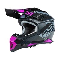 O'Neal 2022 Youth 2 SRS Rush V.22 Motorcycle Helmet - Black/Pink