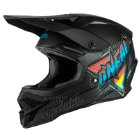 O'Neal 2021 Adult 3 SRS Speedmetal Motorcycle Helmet - Black/Multi
