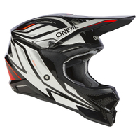 O'Neal 2023 3 SRS Vertical V.23 Motorcycle Helmet - Black/White