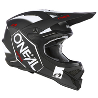 O'Neal 2023 3 SRS Hexx V.23 Motorcycle Helmet - Black/White