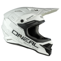O'Neal 2023 3 SRS Solid V.23 Motorcycle Helmet - Flat White