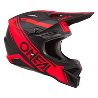 Oneal 24 3SRS Motorcycle Helmet Racewear V.24 - Black/Red (Lg)