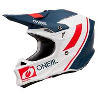 O'Neal 2023 10 SRS Flow V.23 Motorcycle Helmet - Blue/White/Red