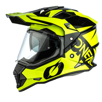 O'Neal 2022 Sierra R V.22 Motorcycle Helmet - Neon Yellow/Black