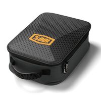 100% Tech Motorcycle Goggle Case Bags - Black/Fluo Yellow