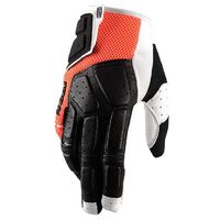 100% Simi MTB Motorcycle Gloves - Orange